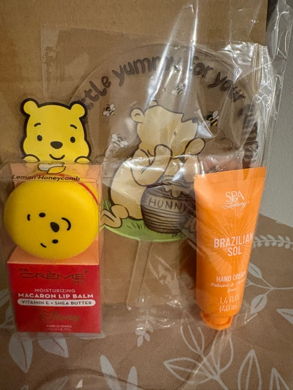 Spa Luxury Brazilian Sol Orange Hand Cream - Nourishing Care Winnie the Pooh set
